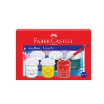 Faber Castell Guaj Boya 6 Renk