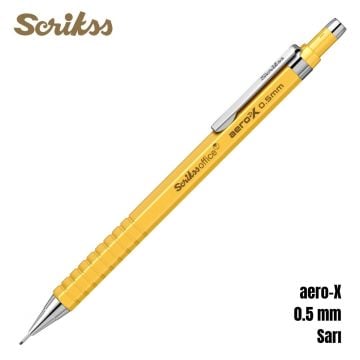 Scrikss Versatil Kalem Aero-X 0.5mm Sarı