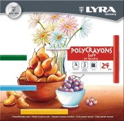 Lyra Polycrayons Soft Pastel 24 Renk Set