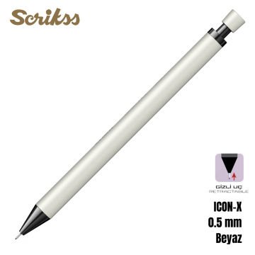 Scrikss Versatil Kalem Icon-X 0.5mm Beyaz