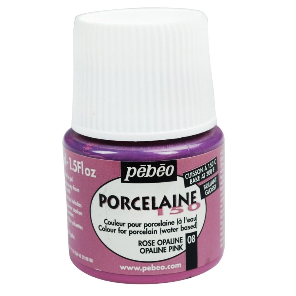 Pebeo Porcelaine 150 Porselen Boyası 08 Opaline Pink