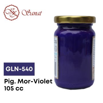 Koza Sanat Geleneksel Ebru Boyası 105cc GLN-540 Pigment Mor-Violet
