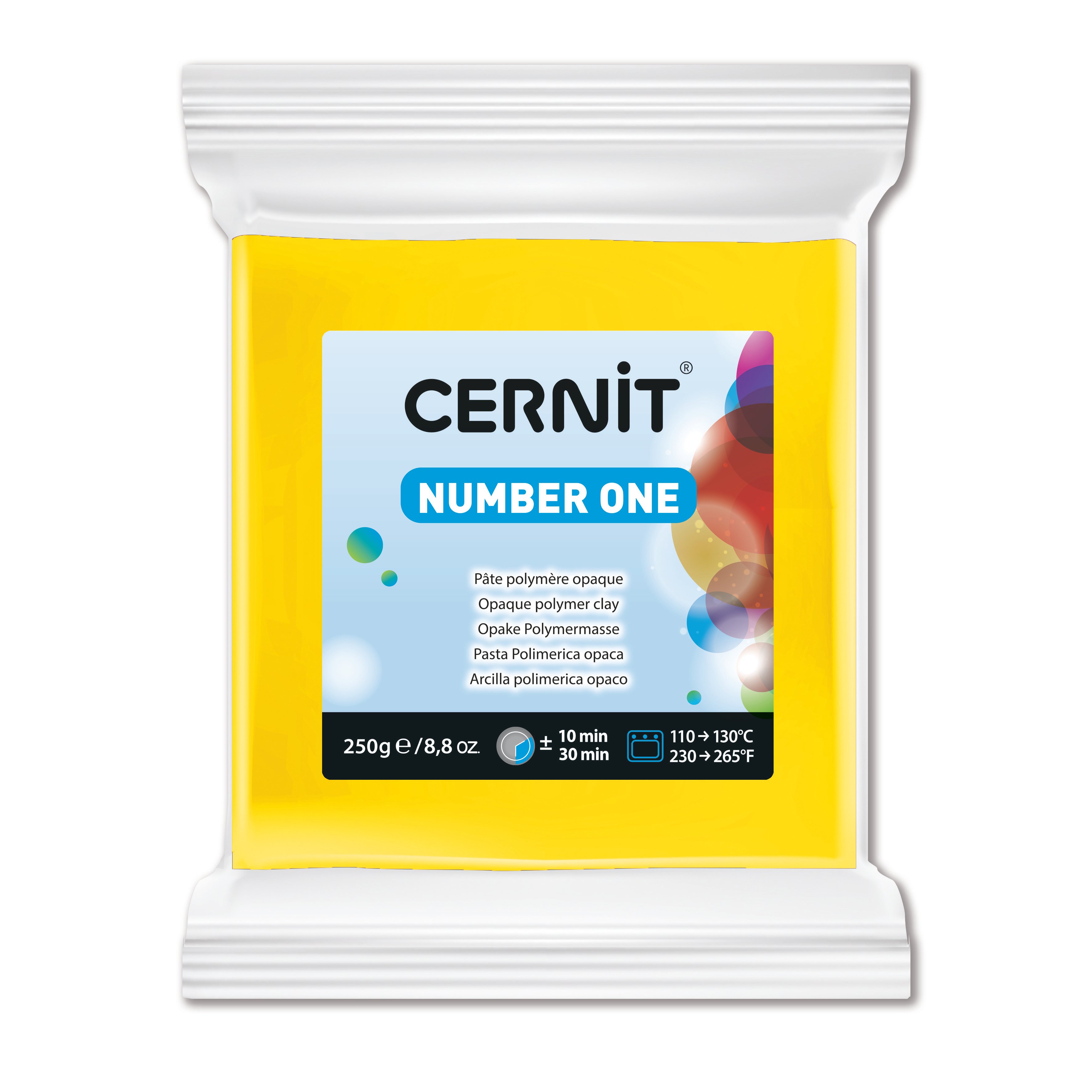 Cernit Number One Polimer Kil 250gr 700 Yellow