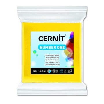 Cernit Number One Polimer Kil 250gr 700 Yellow