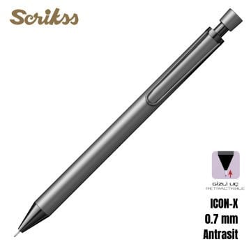 Scrikss Versatil Kalem Icon-X 0.7mm Antrasit