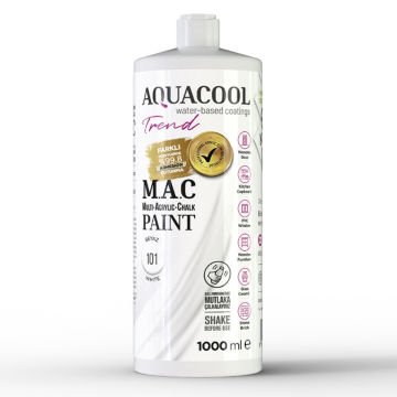 Aquacool Multi Akrilik Boya 1000ml 101 Beyaz