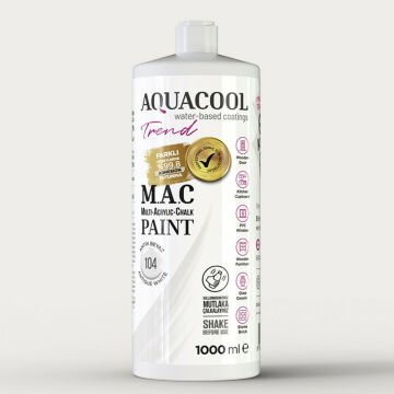 Aquacool Multi Akrilik Boya 1000ml 104 Antik Beyaz