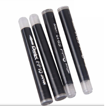 Pentel Brush Pen Fırça Uçlu Kalem Yedeği 4lü Siyah
