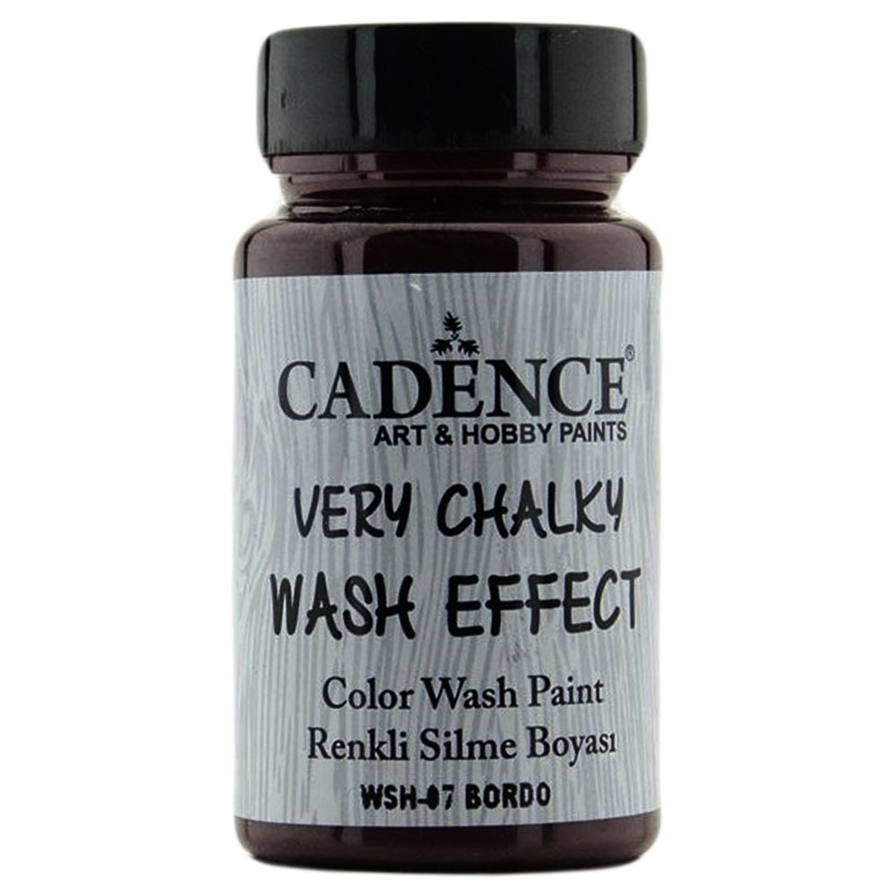 Cadence Very Chalky Wash Effect Slime Boyası 90ml 7 Bordo