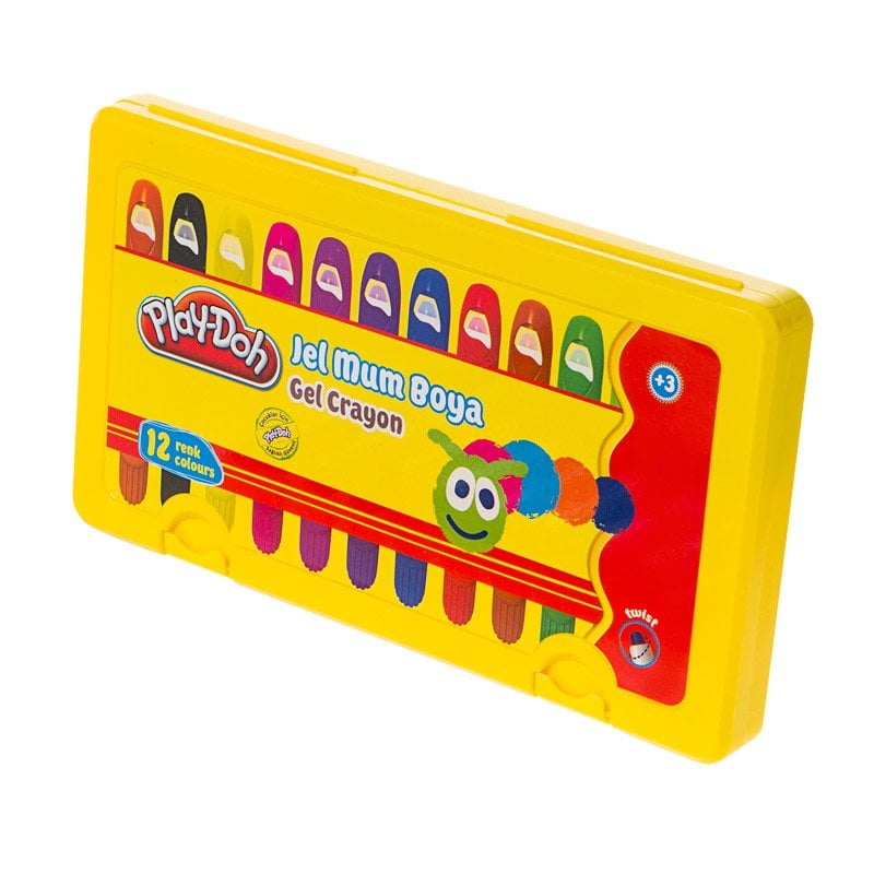 Play Doh 12 Renk Jel Crayon Play-Cr010