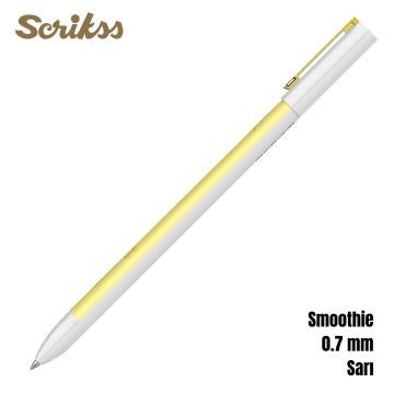 Scrikss Smoothie Jel Kalem 0.7mm Sarı