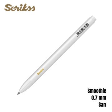 Scrikss Smoothie Jel Kalem 0.7mm Sarı