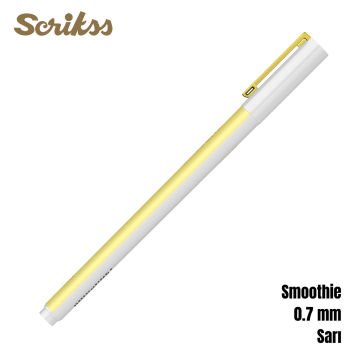 Scrikss Smoothie Jel Kalem 0.7mm Sarı