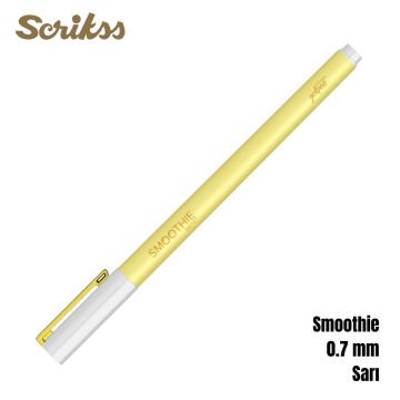 Scrikss Smoothie Jel Kalem 0.7mm Sarı