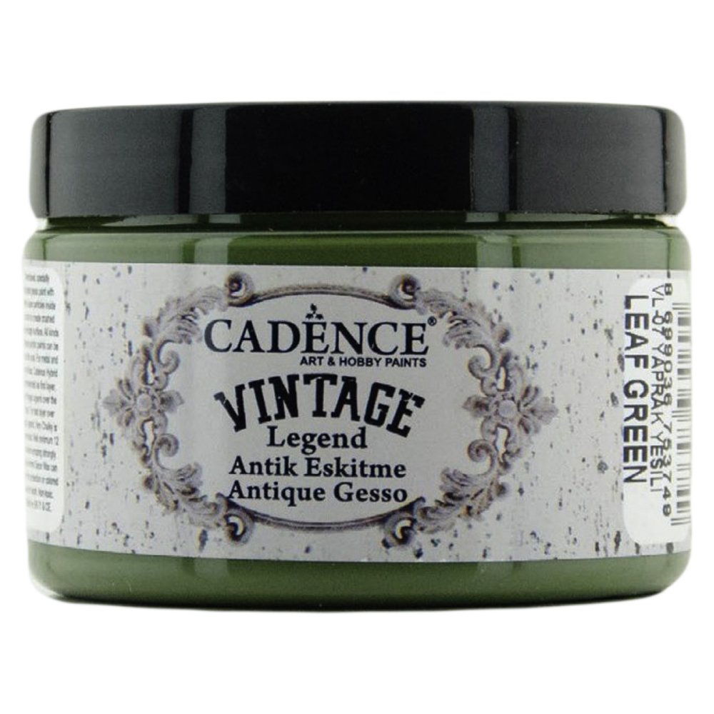 Cadence Vintage Legent Antik Eskitme Boyası 150ml 7 Yaprak Yeşili