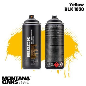 Montana Black Sprey Boya 400ml BLK1030 Yellow