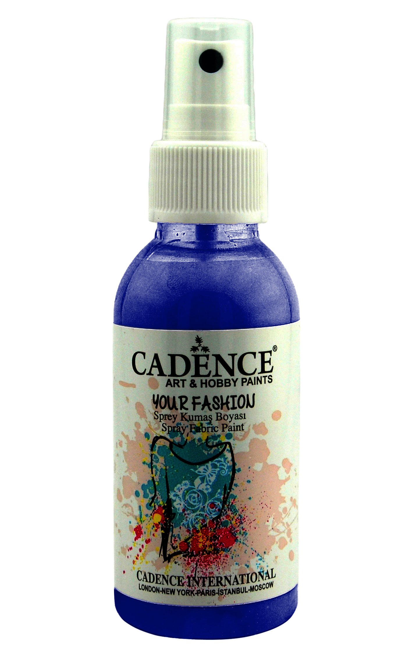 Cadence Your Fashion Sprey Kumaş Boyası 100ml 1110 Navy Blue