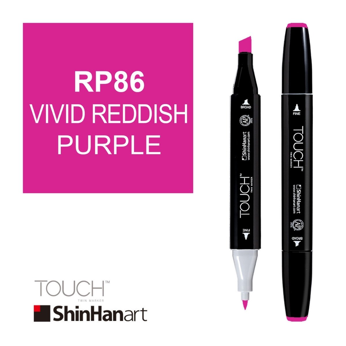 ShinHan Art Touch Twin Marker RP86 Vivid Reddish Purple