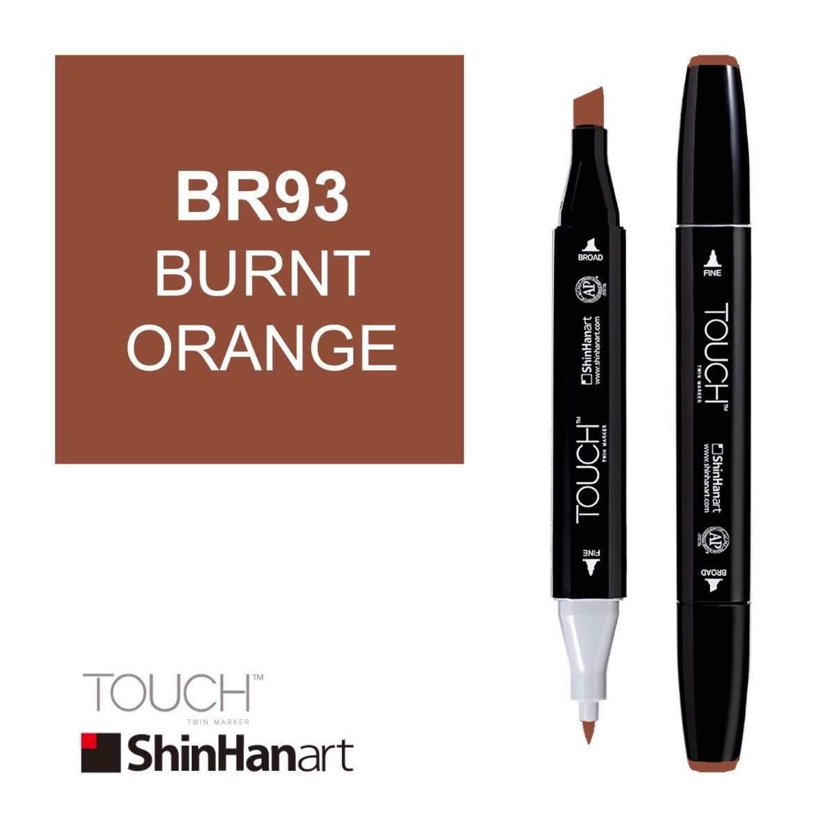 ShinHan Art Touch Twin Marker BR93 Burnt Orange