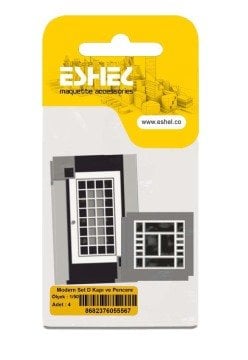 Eshel Maket Modern Set D Kapı 1/50 2li