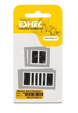 Eshel Maket Modern Set D Pencere 1/50 4lü