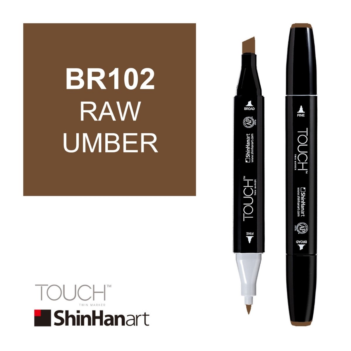ShinHan Art Touch Twin Marker BR102 Raw Umber