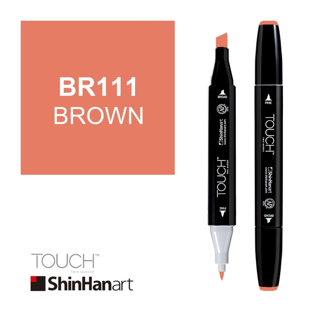 ShinHan Art Touch Twin Marker BR111 Brown