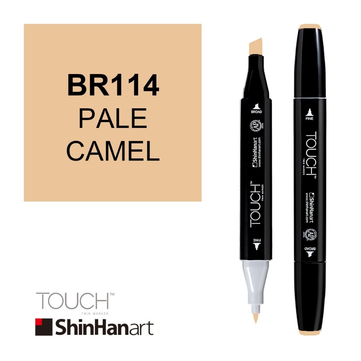 ShinHan Art Touch Twin Marker BR114 Pale Camel
