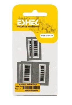 Eshel Maket Modern Set B Kapı 1/50 2li