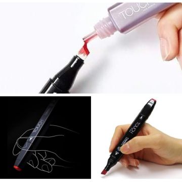 ShinHan Art Touch Twin Marker F121 Fluorescent Coral Red