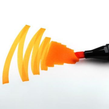 ShinHan Art Touch Twin Marker F122 Fluorescent Orange
