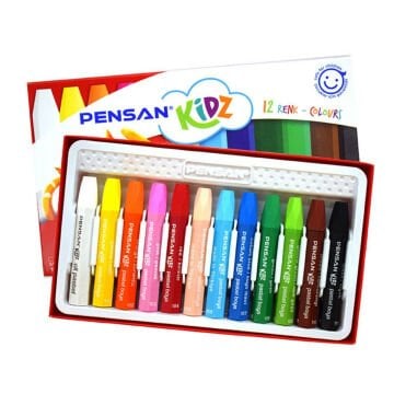 Pensan Kidz Yağlı Pastel Boya 12li