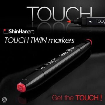 ShinHan Art Touch Twin Marker F123 Fluorescent Yellow