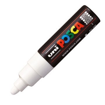 Uni Posca Marker PC-7M Bold 4.5-5.5 mm White