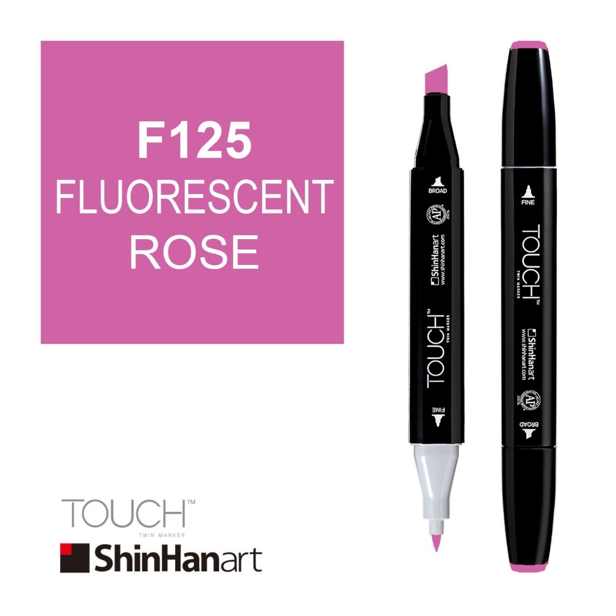 ShinHan Art Touch Twin Marker F125 Fluorescent Rose