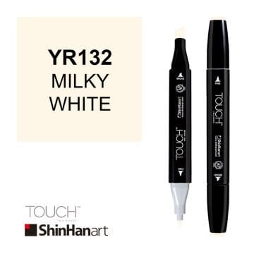 ShinHan Art Touch Twin Marker YR132 Mİlky White