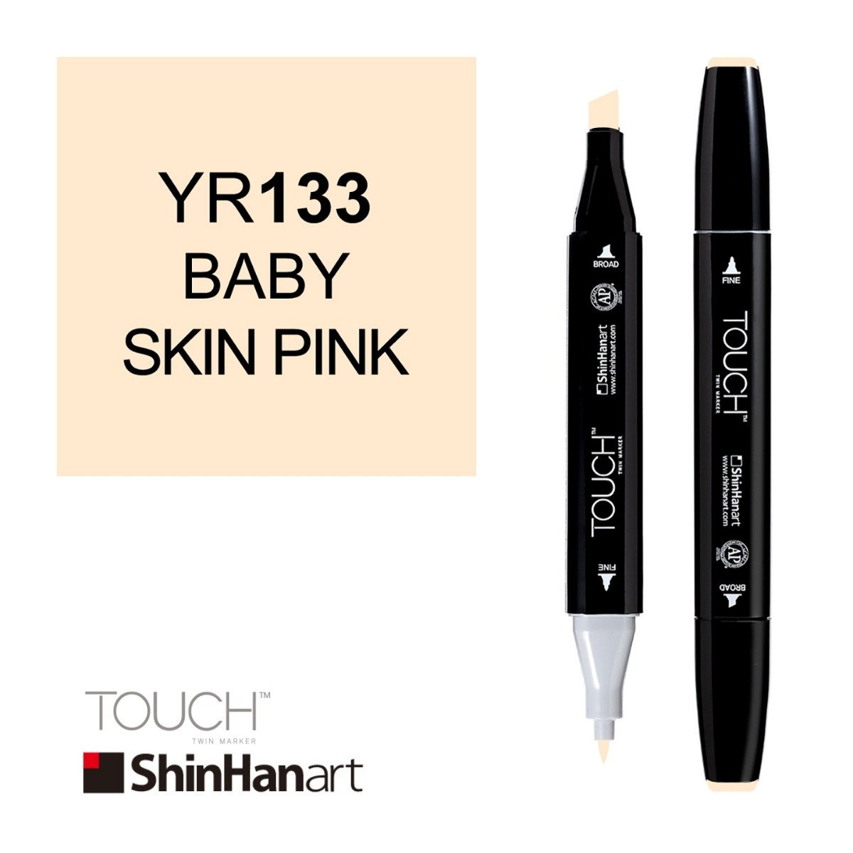 ShinHan Art Touch Twin Marker YR133 Baby Skin Pink
