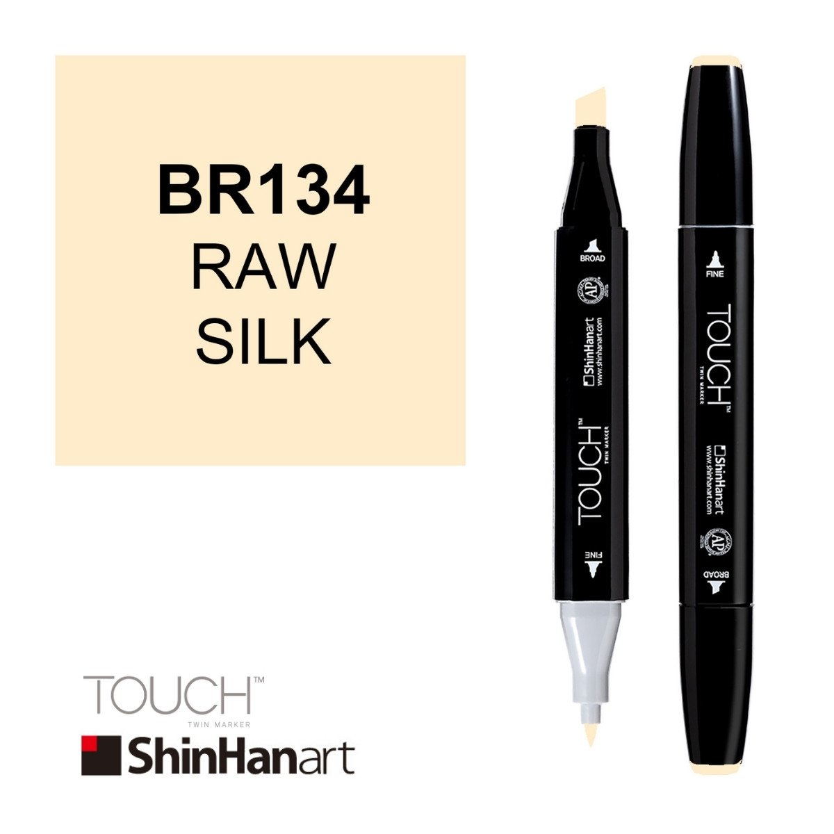 ShinHan Art Touch Twin Marker BR134 Raw Silk