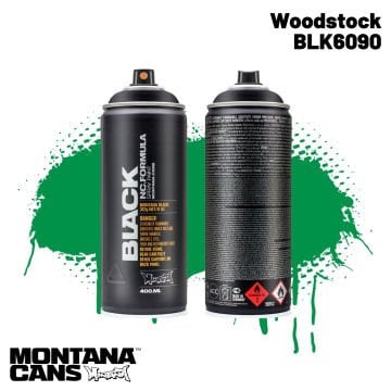 Montana Black Sprey Boya 400ml BLK6090 Woodstock