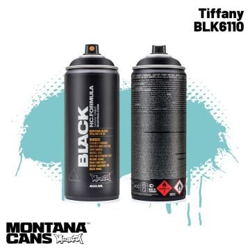 Montana Black Sprey Boya 400ml BLK6110 Tiffany