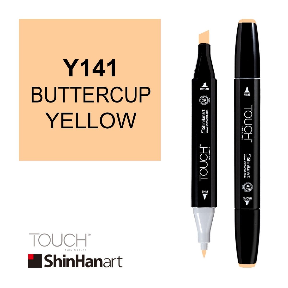 ShinHan Art Touch Twin Marker Y141 Buttercup Yellow