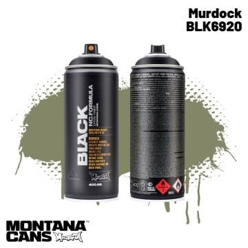 Montana Black Sprey Boya 400ml BLK6920 Murdock