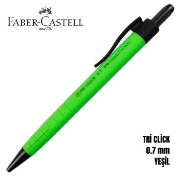 Faber Castell Tri Click Versatil Kalem 0.7mm Yeşil