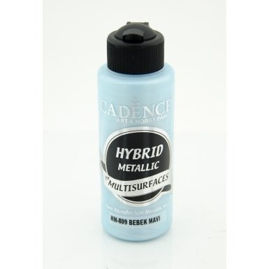 Cadence Multisurface Hybrid Hibrit Boya 809-Metalik Bebek Mavi 120ml