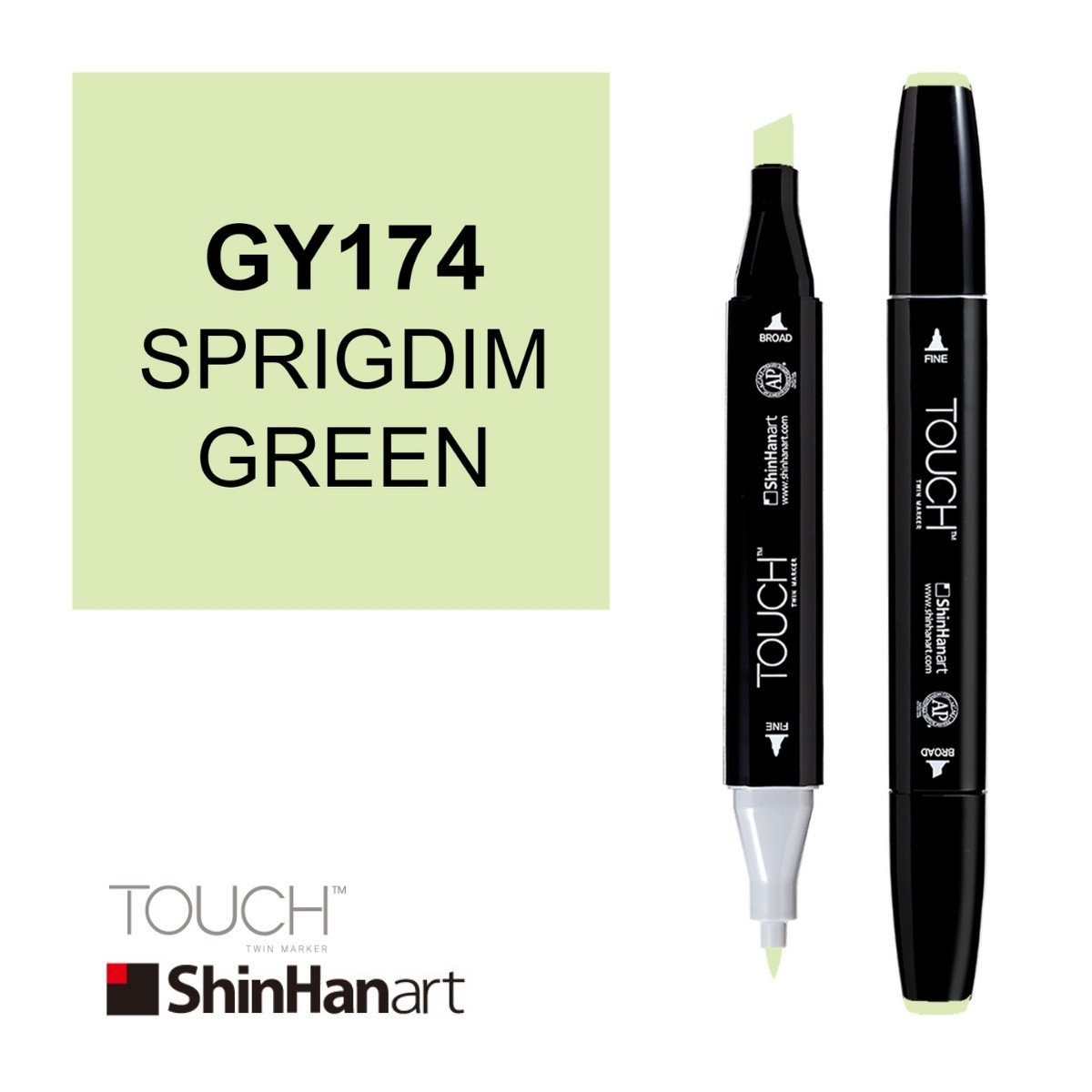 ShinHan Art Touch Twin Marker GY174 Spring Dim Green