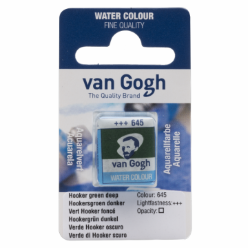 Van Gogh Suluboya Tablet 645 Hooker Green Deep