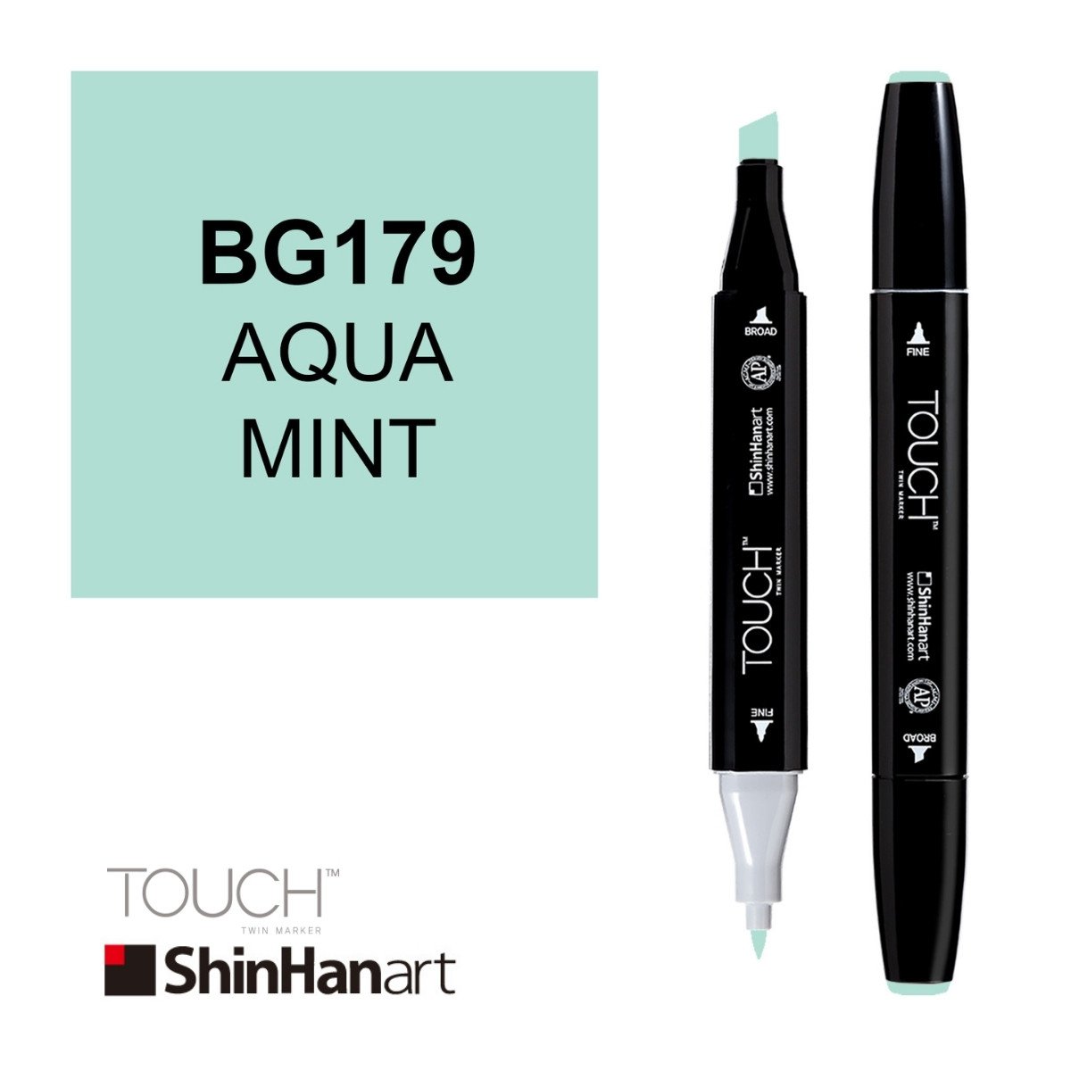 ShinHan Art Touch Twin Marker BG179 Aqua Mint