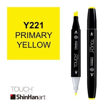 ShinHan Art Touch Twin Marker Y221 Primary Yellow