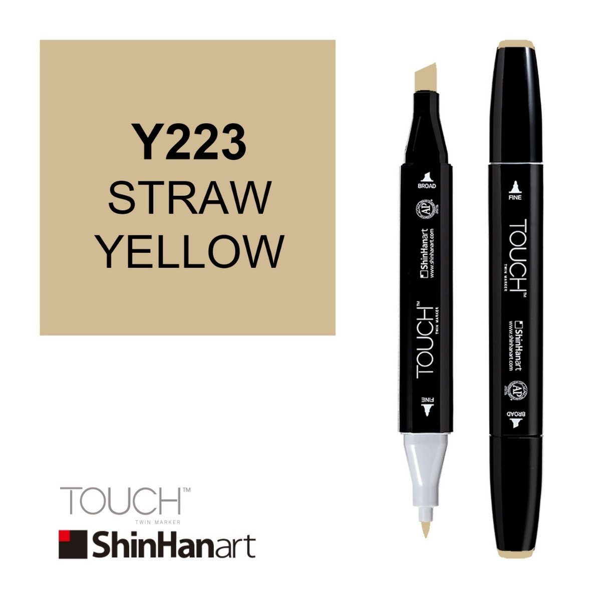 ShinHan Art Touch Twin Marker Y223 Straw Yellow