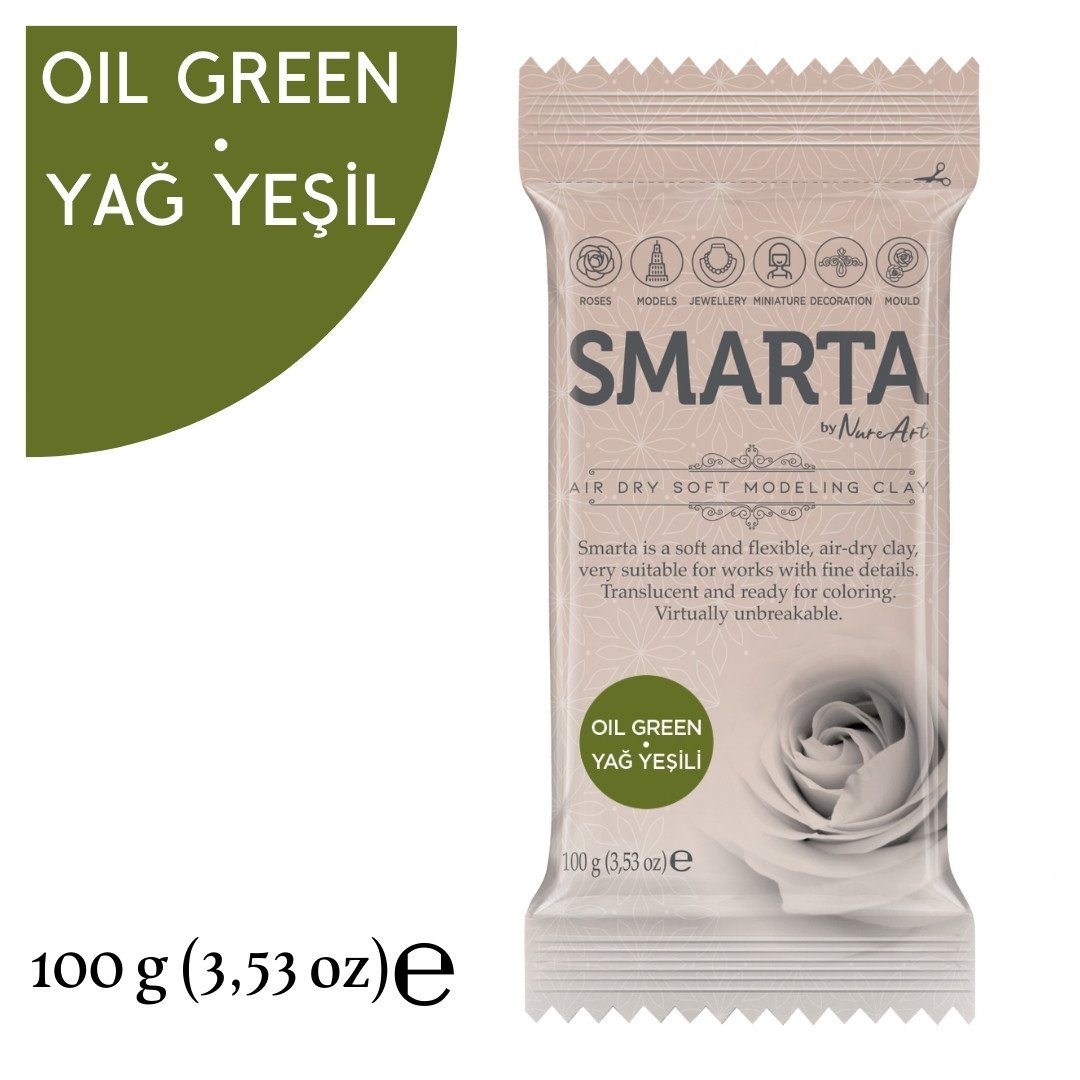 Smarta Modelleme Hamuru 100gr Yağ Yeşili